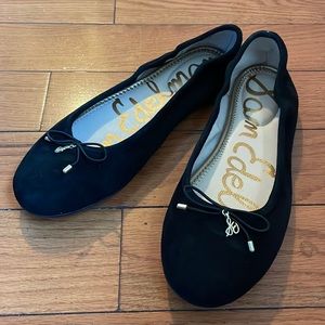 Suede Ballerina Flats